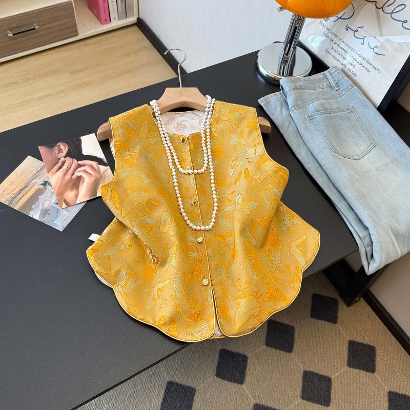 Retro Chinese Sle Tang Suit Ha - Embroidery Vest avis et prix