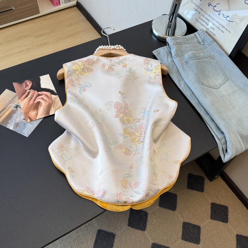 Retro Chinese Sle Tang Suit Ha - Embroidery Vest avis et prix