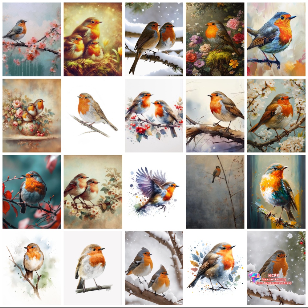 unframe Robin Bird Cute Robin  - Embroidery X Stitch avis et prix