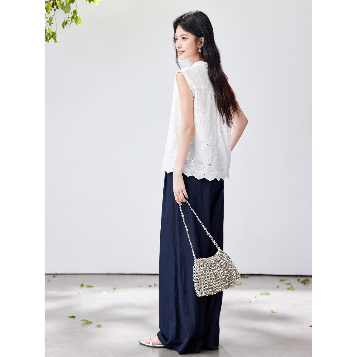 VIMLY Chinese Style Two Piece  - Embroidery Uniforms avis et prix