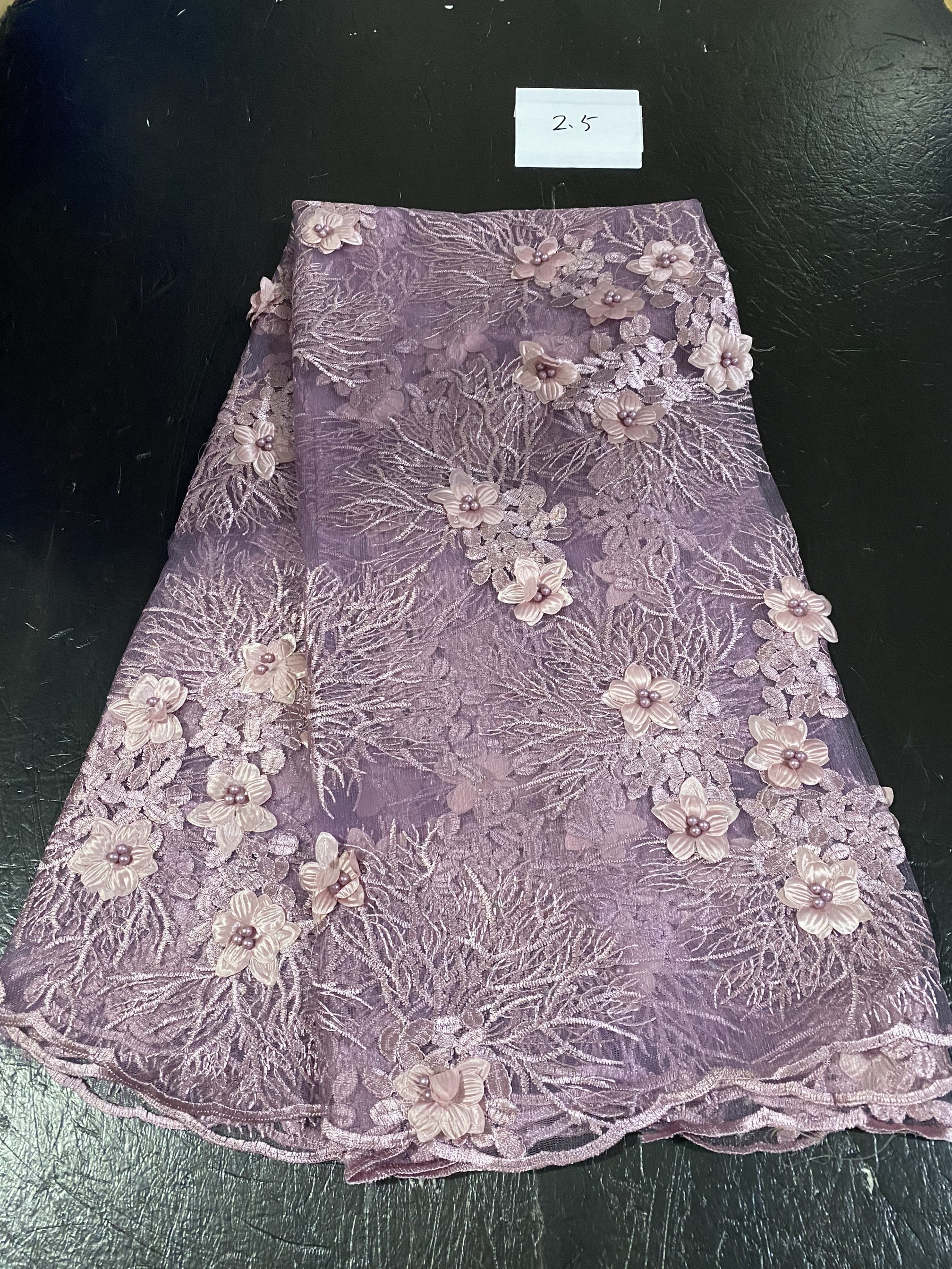 New Nigerian Tulle Lace Africa - Embroidery Net Fabric avis et prix