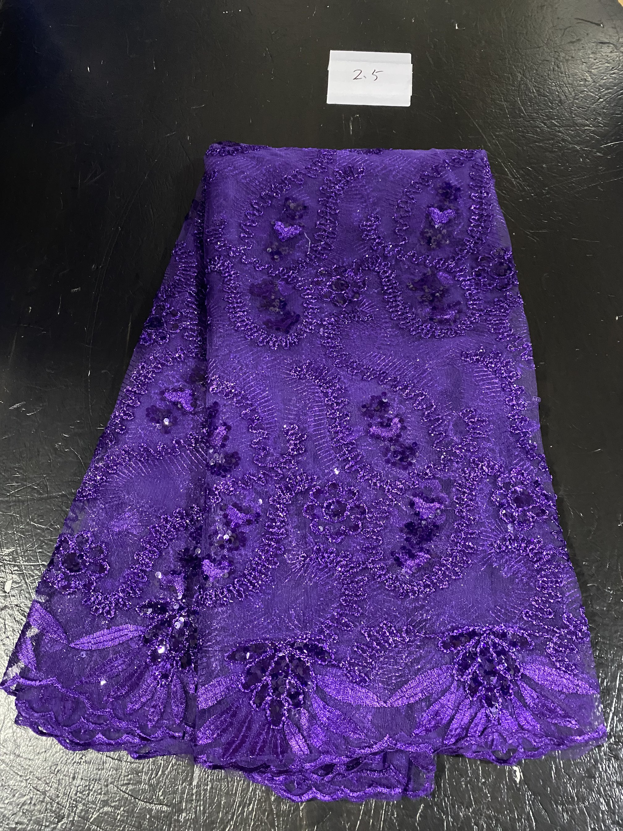 New Nigerian Tulle Lace Africa - Embroidery Net Fabric avis et prix