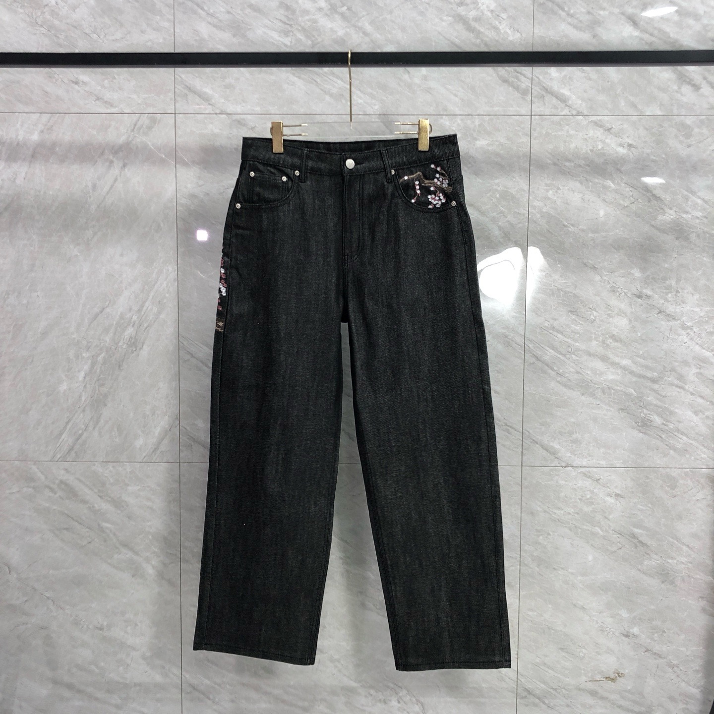 Derschutze Heavy Industry Embr - Embroidery Jeans Sakura avis et prix