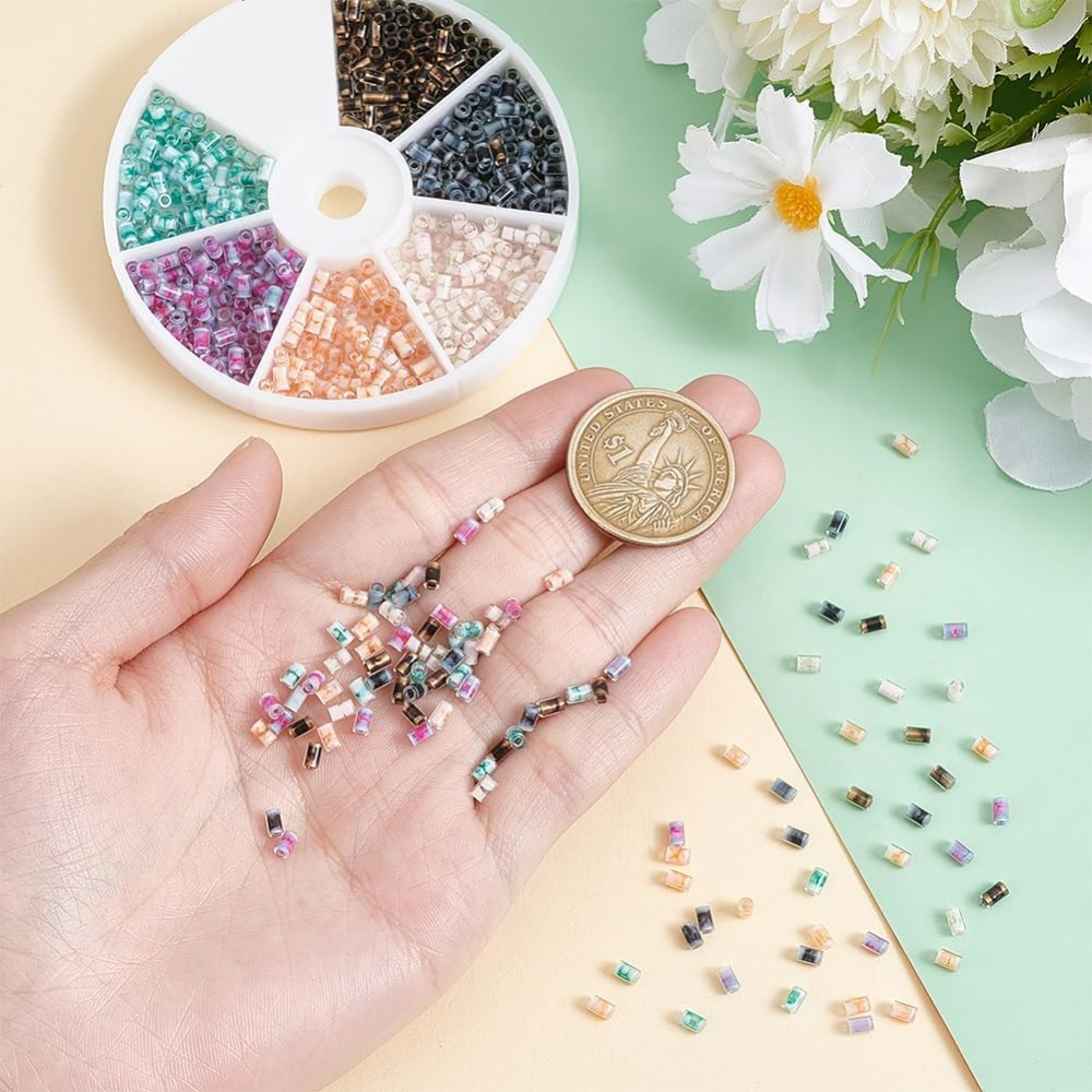 720pcs 6 Colors Tube Beads 24g - Embroidery Youtube avis et prix