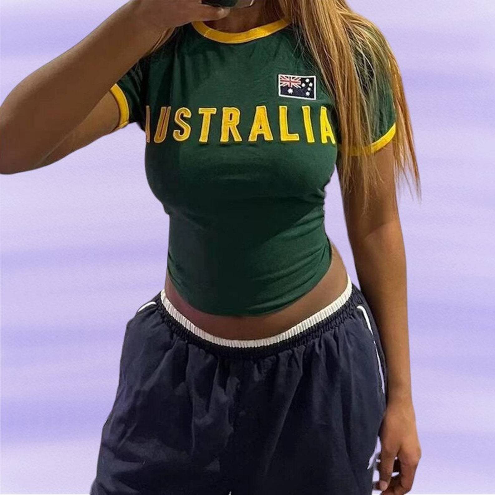 Y2k Aesthetic Women Australia  - Embroidery In Australia avis et prix