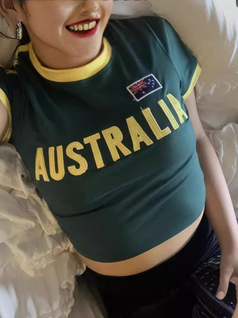 Y2k Aesthetic Women Australia  - Embroidery In Australia avis et prix