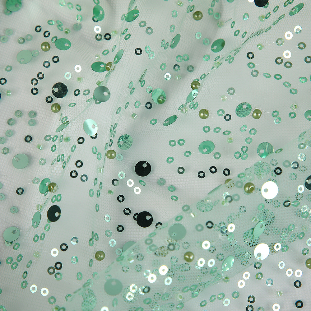 40 Colors 3mm 7mm Shinny Spark - Embroidery Net Fabric avis et prix