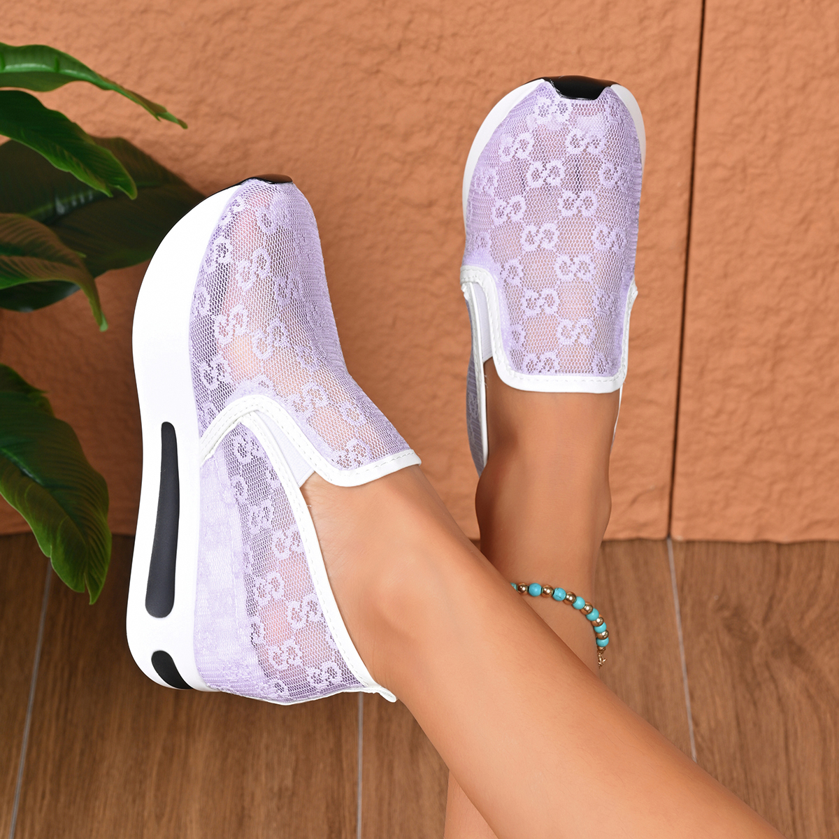 Women Sneakers Women Floral Pa - Embroidery Lace avis et prix