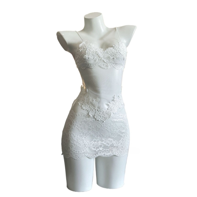 Sexy Lace Embroidery Strapless - Embroidery Lace avis et prix