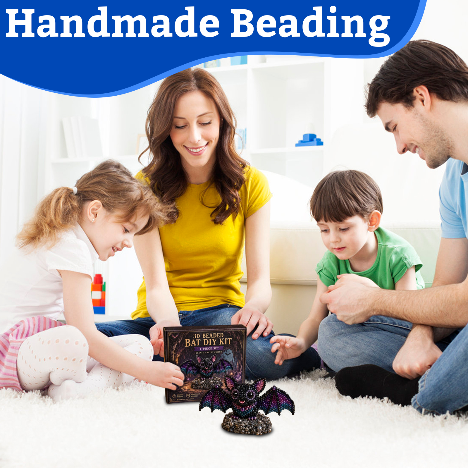 1/2/3/5Set 3D Beaded Bat Craft - Embroidery Youtube avis et prix