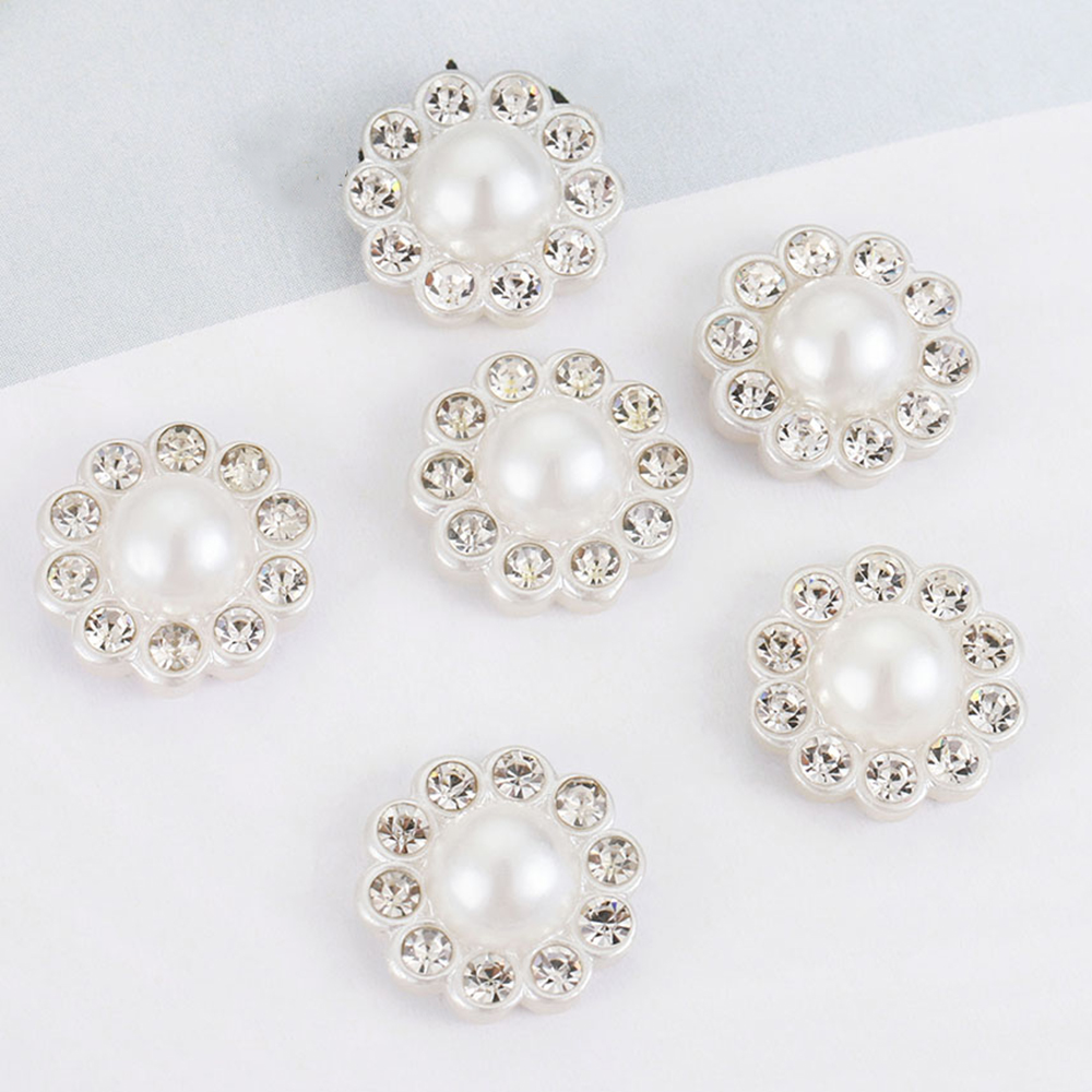 50pcs White Flat Imitation Pea - Embroidery Simple avis et prix