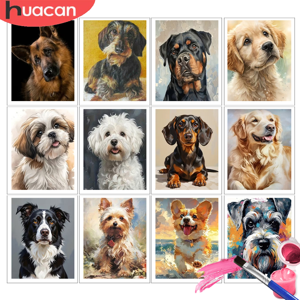 HUACAN Painting By Number Kits - Embroidery Translate avis et prix