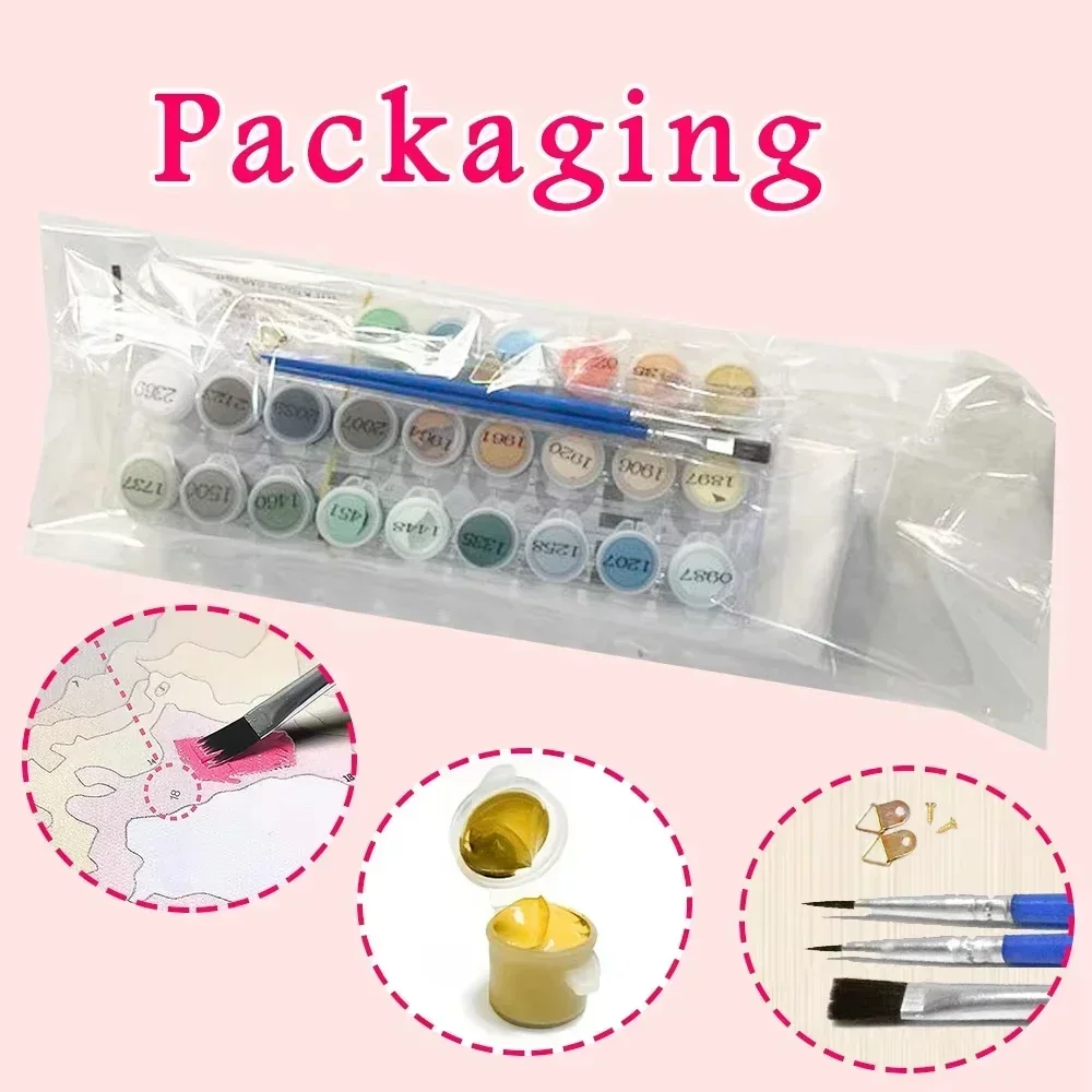 Oil Painting By Numbers Kits W - Embroidery Translate avis et prix