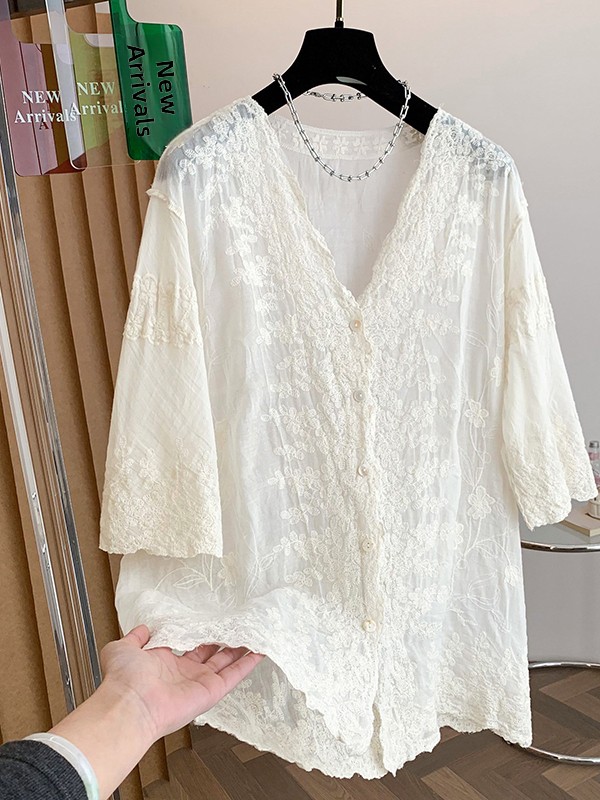 Women's Summer New Style Korea - Embroidery Cardigan avis et prix