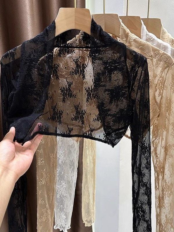 2025 New Lace Embroidery Sun P - Embroidery Cardigan avis et prix