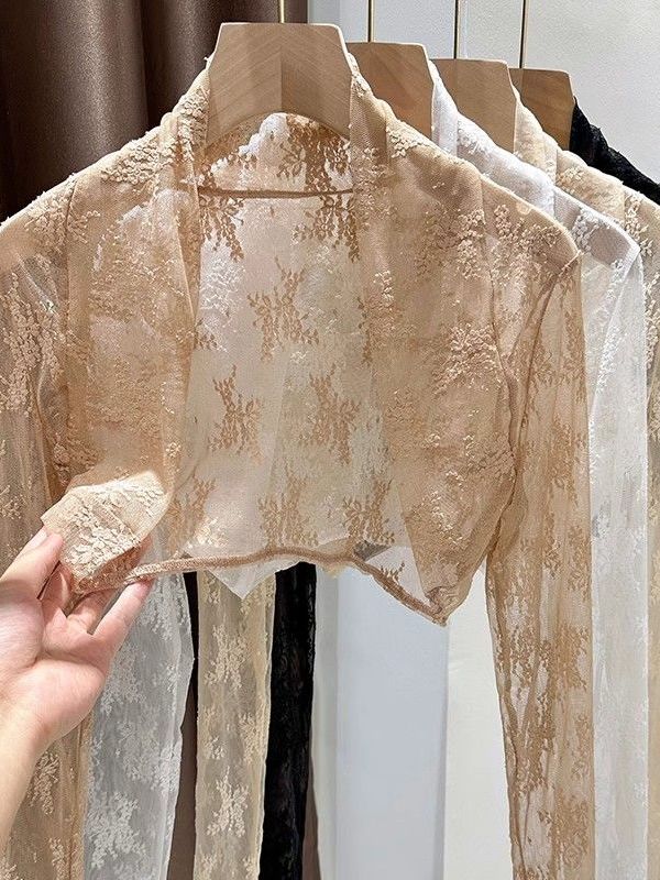 2025 New Lace Embroidery Sun P - Embroidery Cardigan avis et prix