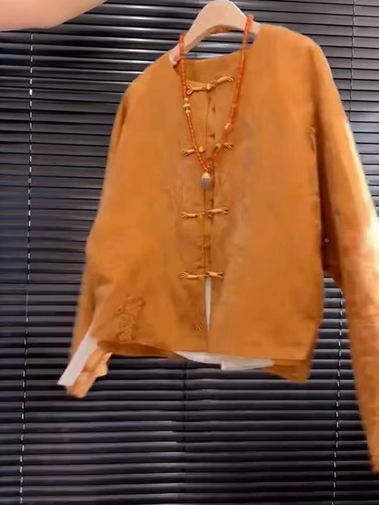 New High-End Satin Orange Flor - Embroidery Youtube avis et prix