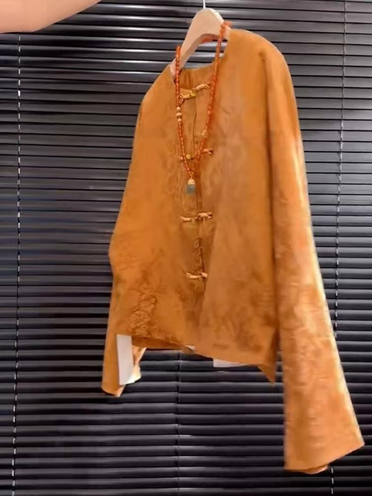 New High-End Satin Orange Flor - Embroidery Youtube avis et prix