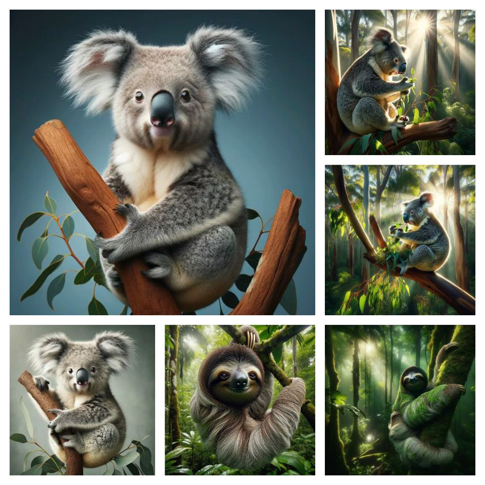 Diamond Painting Sloth Koala A - Embroidery In Australia avis et prix