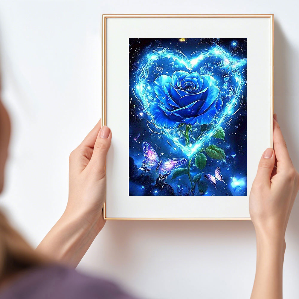 Full Square Round Diamond Pain - Embroidery Rose avis et prix