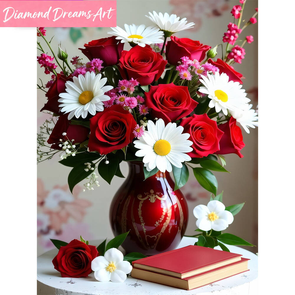 5D DIY Diamond Embroidery Rose - Embroidery Rose avis et prix