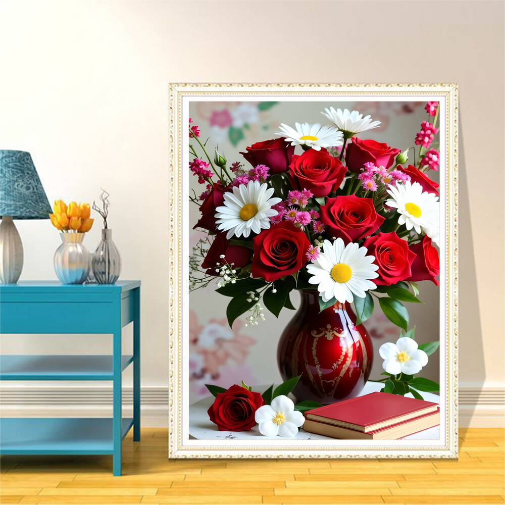 5D DIY Diamond Embroidery Rose - Embroidery Rose avis et prix