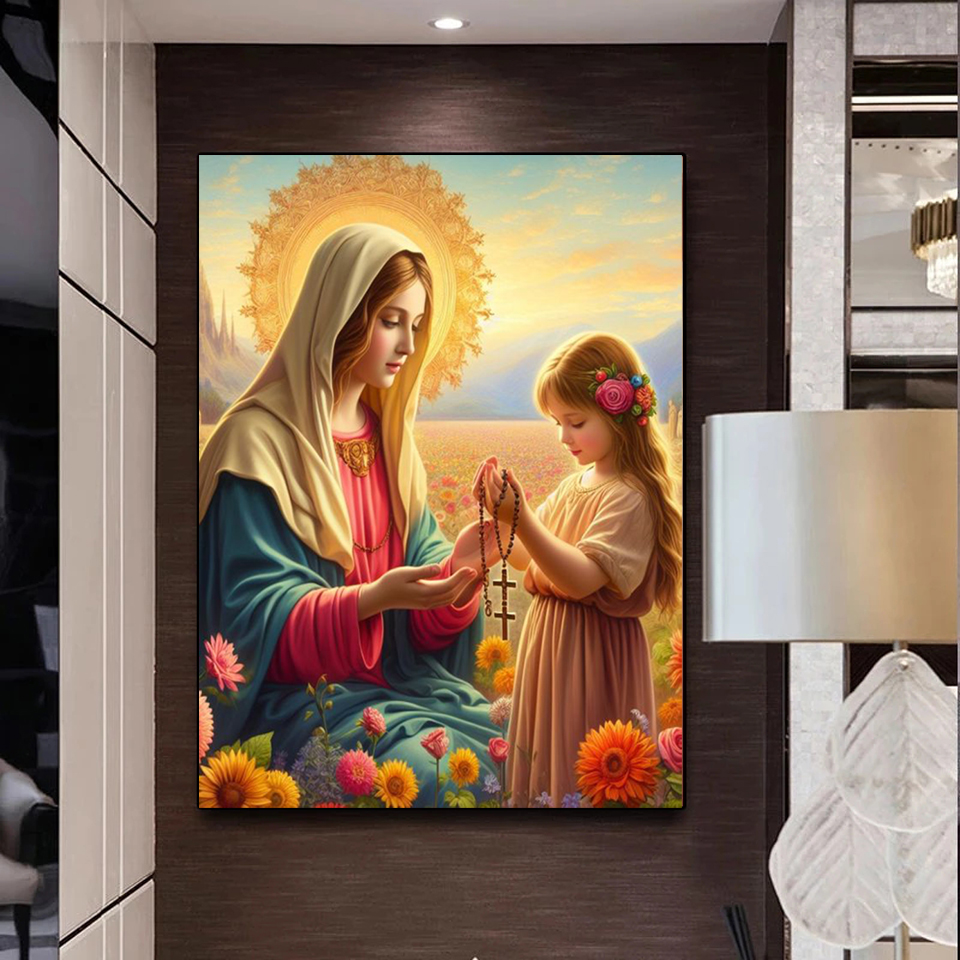 Frameless,Diamond Painting Vir - Embroidery Rose avis et prix