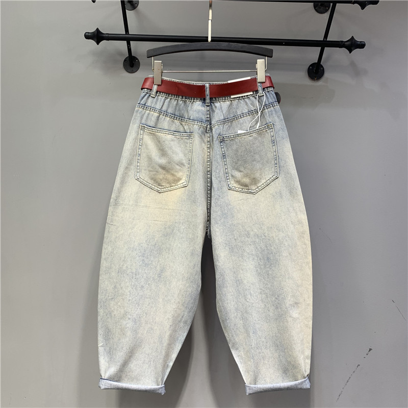 High Waisted Jeans 2023 Spring - Embroidery Jeans Sakura avis et prix